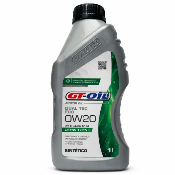 Aceite GT Oil Dual Tec Eco 0W20 API SP Dexos 1 Sintético